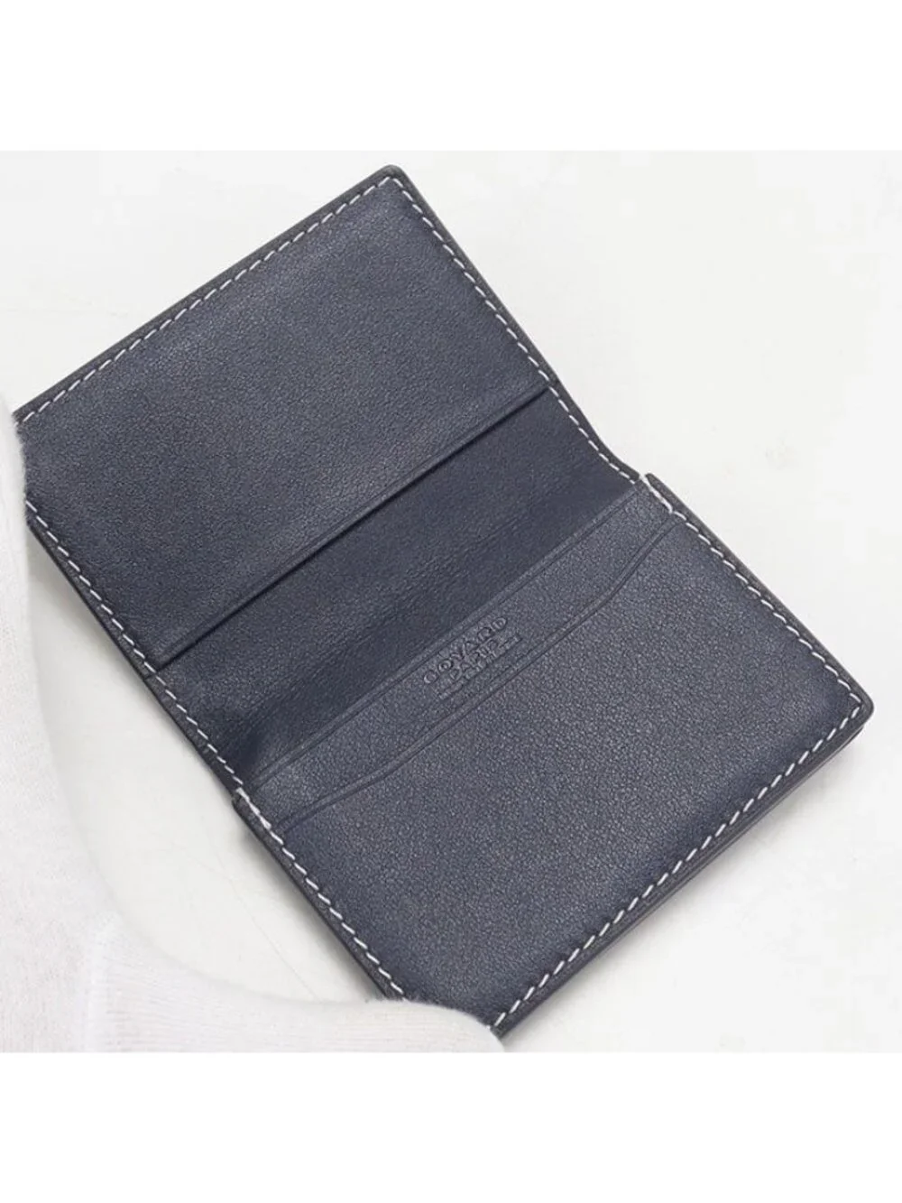 Goyard Malesherbes Business Card Holder Wallet Canvas